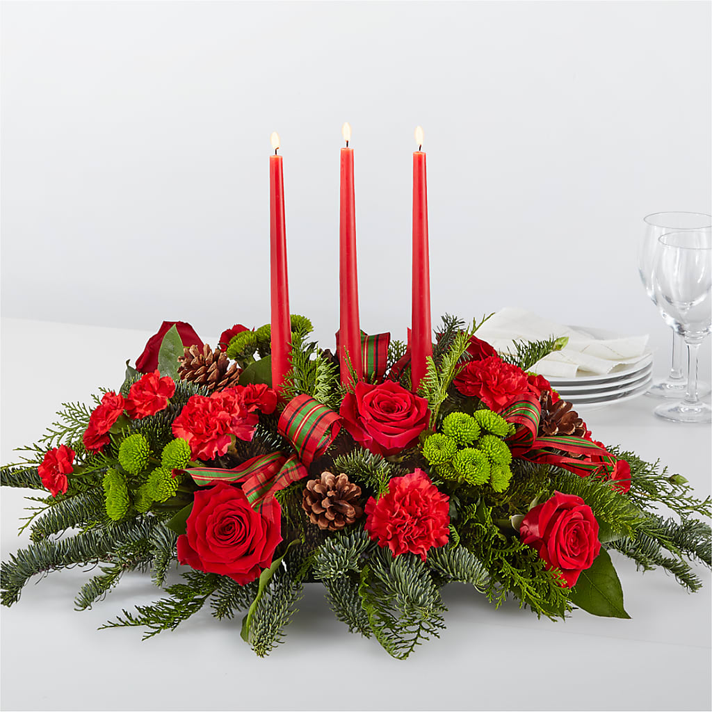 By the Candlelight Centerpiece – SIA'S BLOSSOM BLOOMS, Griffin GA