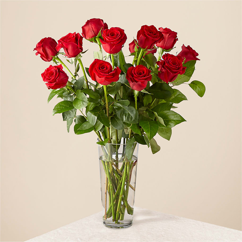 Long Stem Red Rose Bouquet – SIA'S BLOSSOM BLOOMS, Griffin GA