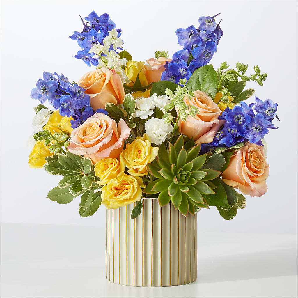 Cobalt Reverie Bouquet – SIA'S BLOSSOM BLOOMS, Griffin GA