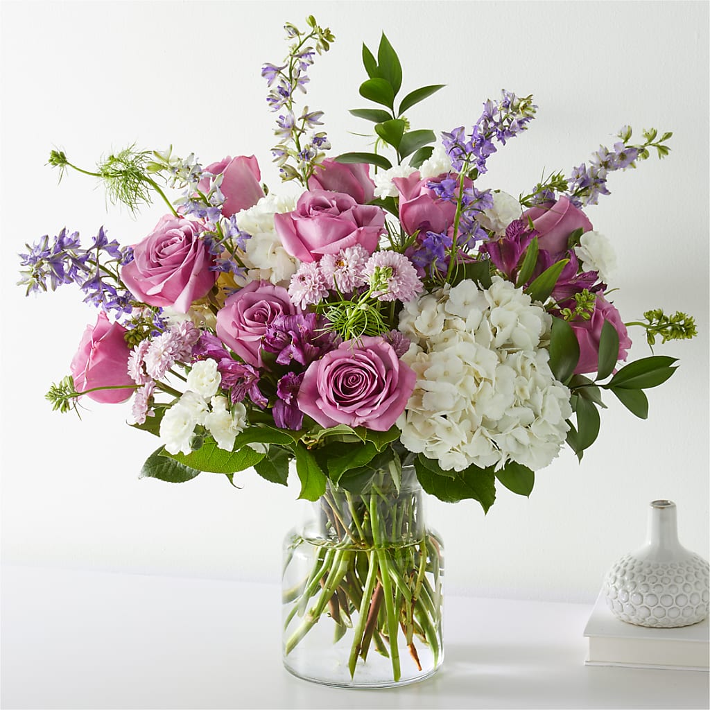 Violet Caress Bouquet – SIA'S BLOSSOM BLOOMS, Griffin GA
