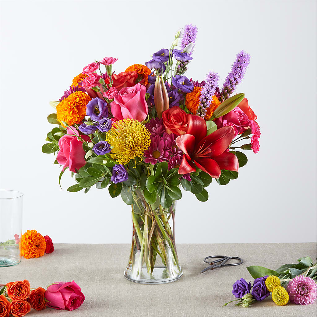 Feast of Color – A Florist Original – SIA'S BLOSSOM BLOOMS, Griffin GA