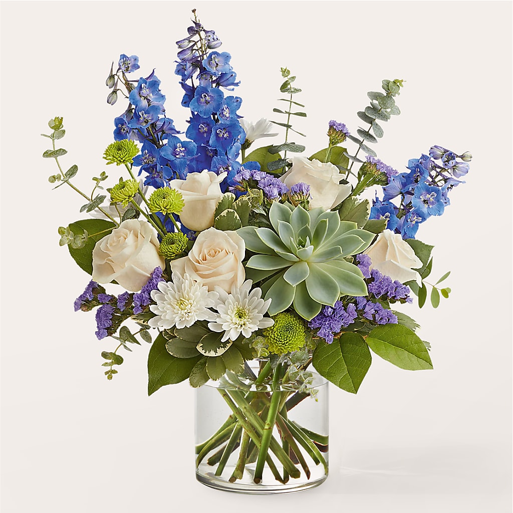 Cerulean Waves Bouquet – SIA'S BLOSSOM BLOOMS, Griffin GA