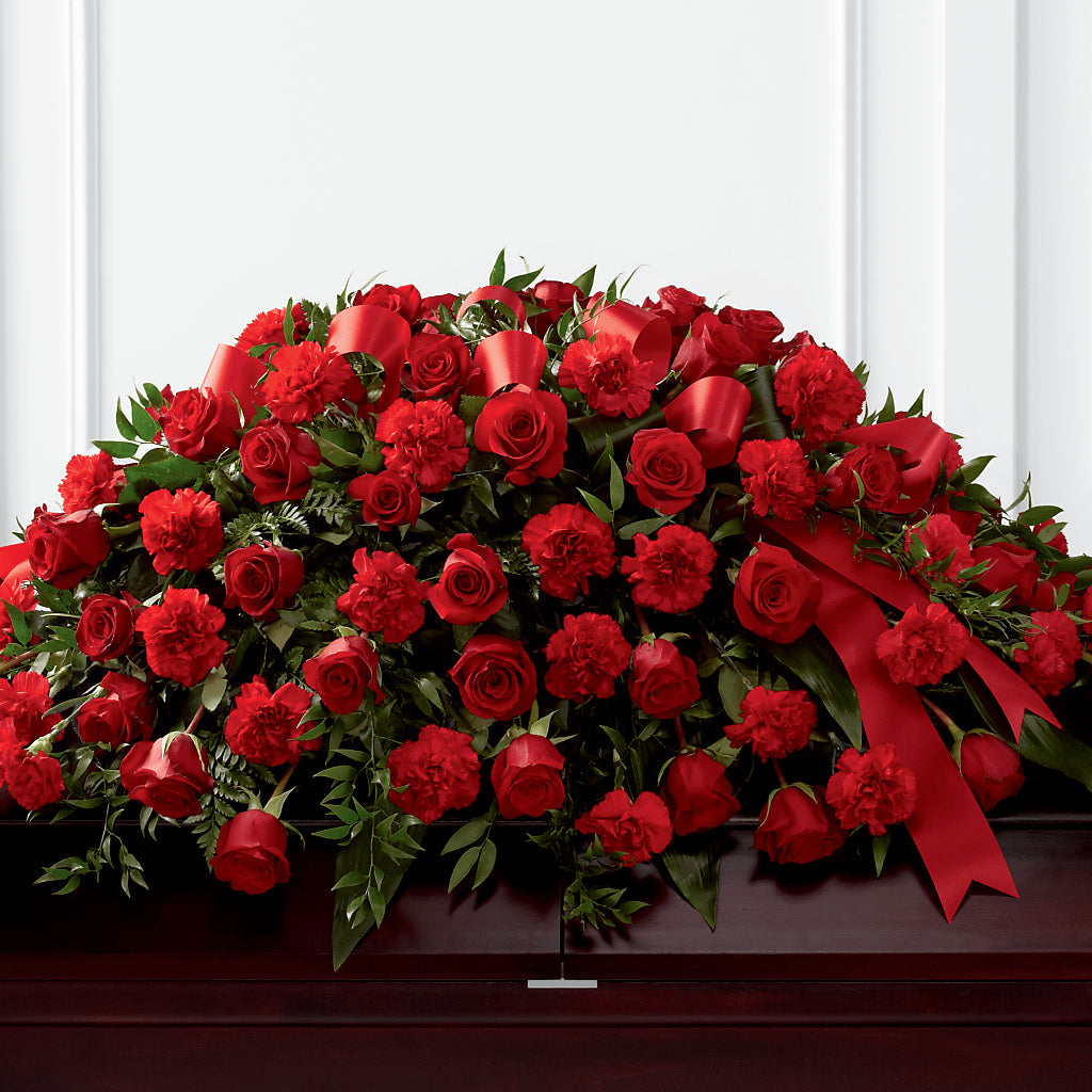 Tribute of Life Casket Spray – SIA'S BLOSSOM BLOOMS, Griffin GA
