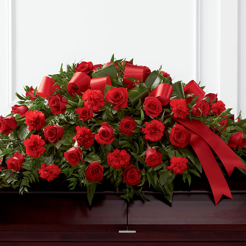 Tribute of Life Casket Spray – SIA'S BLOSSOM BLOOMS, Griffin GA