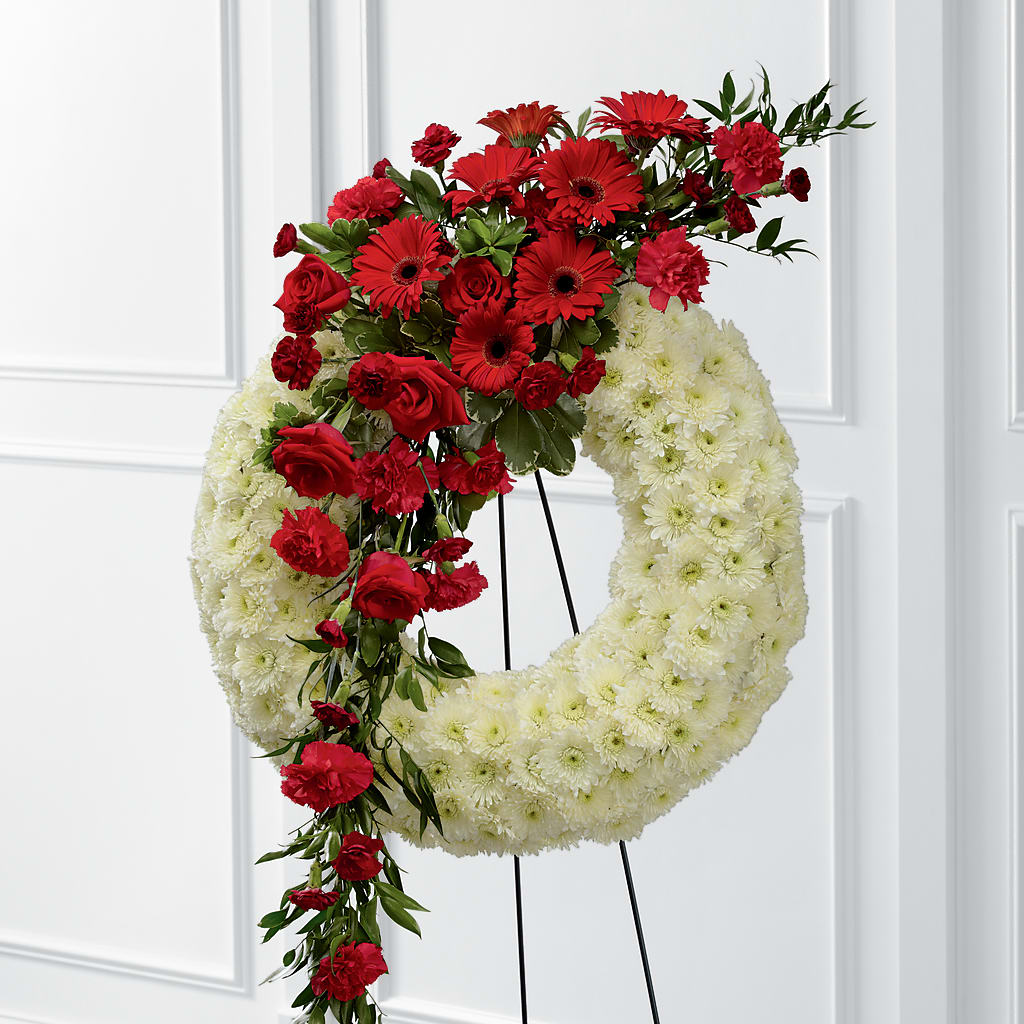 Graceful Tribute Wreath – SIA'S BLOSSOM BLOOMS, Griffin GA
