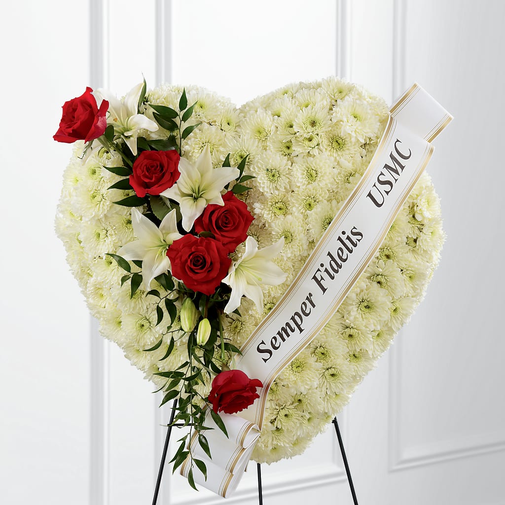 Heartfelt Hero Standing Heart – SIA'S BLOSSOM BLOOMS, Griffin GA