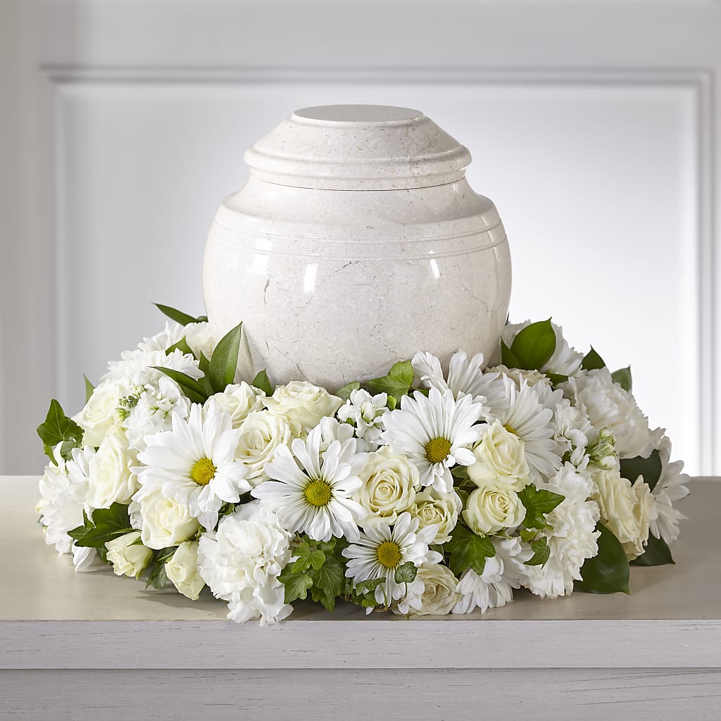 Ivory Gardens Cremation Adornment – SIA'S BLOSSOM BLOOMS, Griffin GA