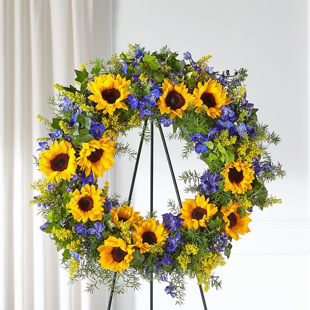 Bright Rays Wreath – SIA'S BLOSSOM BLOOMS, Griffin GA