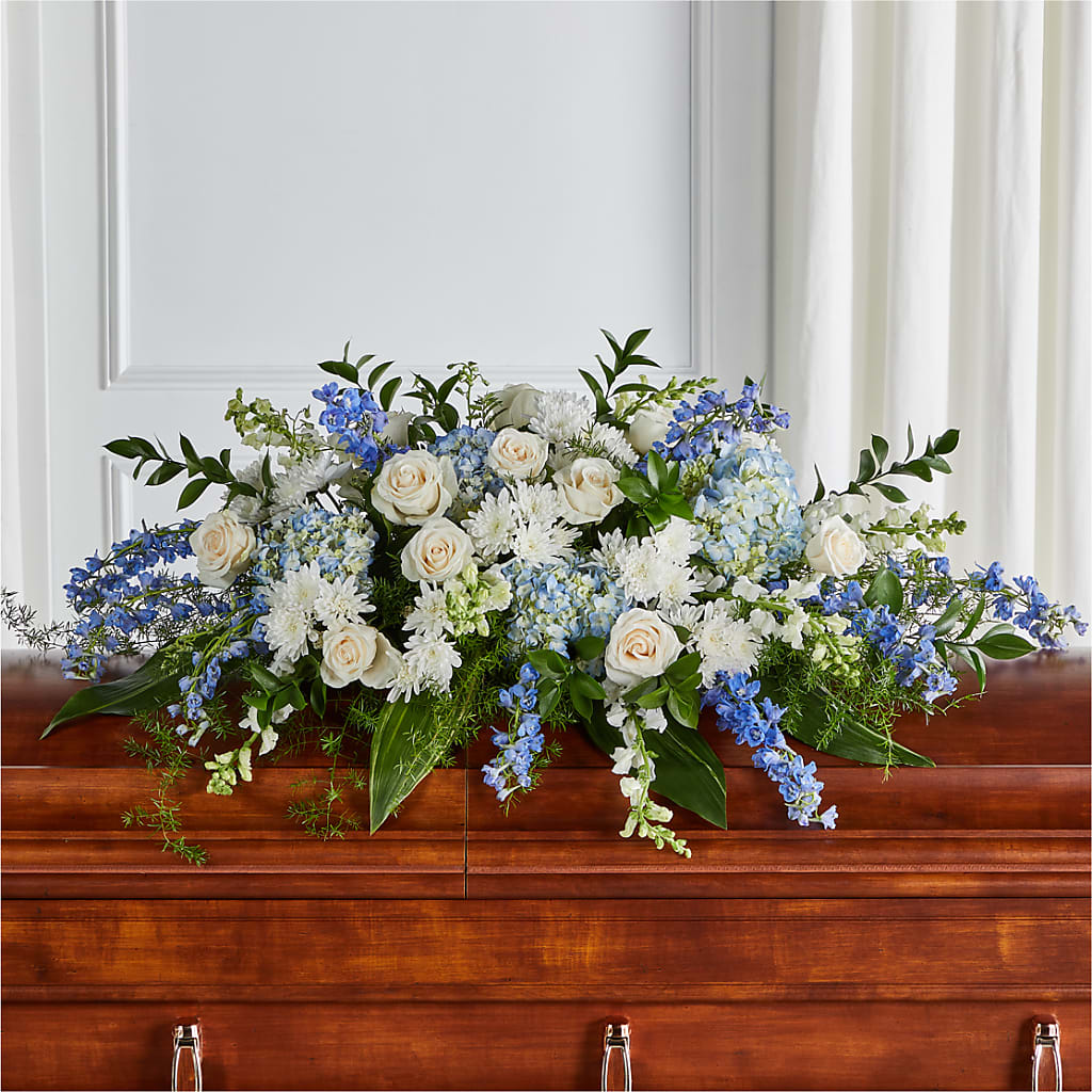 Timeless Essence Casket Spray – SIA'S BLOSSOM BLOOMS, Griffin GA