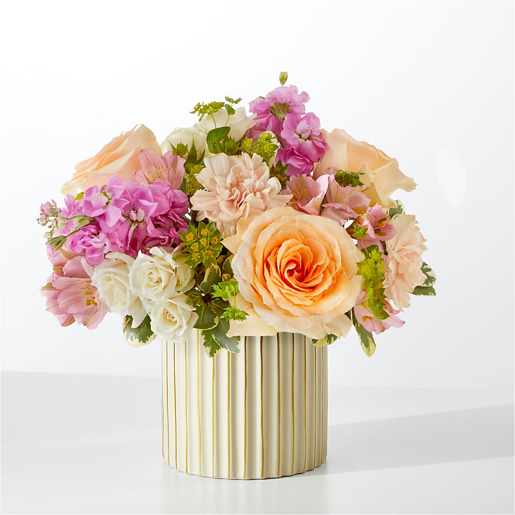 Paradise Bouquet with Ivory Vase – SIA'S BLOSSOM BLOOMS, Griffin GA