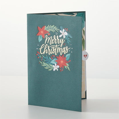 Happiest Holidays Poinsettia and Lovepop Card – SIA'S BLOSSOM BLOOMS, Griffin GA