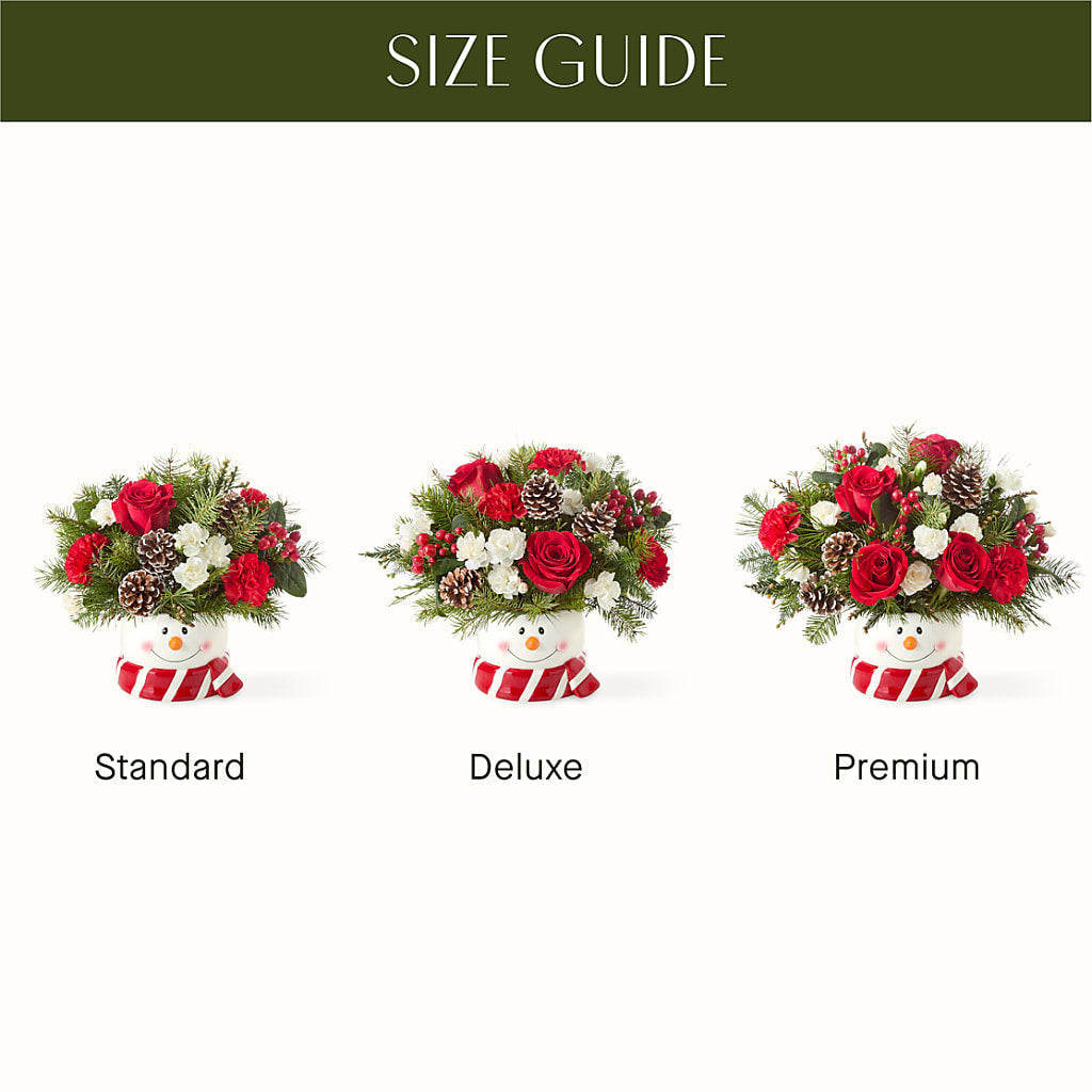 Jolly Snowman Bouquet – SIA'S BLOSSOM BLOOMS, Griffin GA