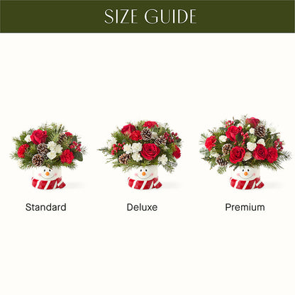 Jolly Snowman Bouquet – SIA'S BLOSSOM BLOOMS, Griffin GA