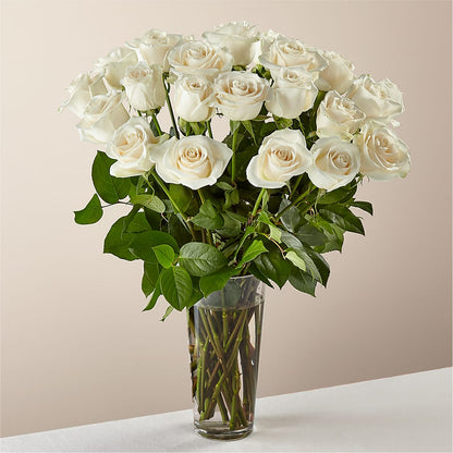 Long Stem White Rose Bouquet