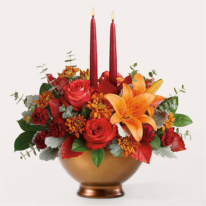 Fruits of Fall Centerpiece – SIA'S BLOSSOM BLOOMS, Griffin GA