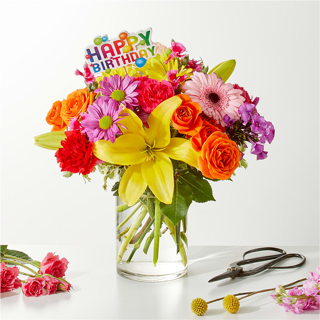 Cue the Confetti - A Florist Original – SIA'S BLOSSOM BLOOMS, Griffin GA