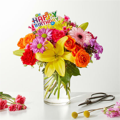 Cue the Confetti - A Florist Original – SIA'S BLOSSOM BLOOMS, Griffin GA