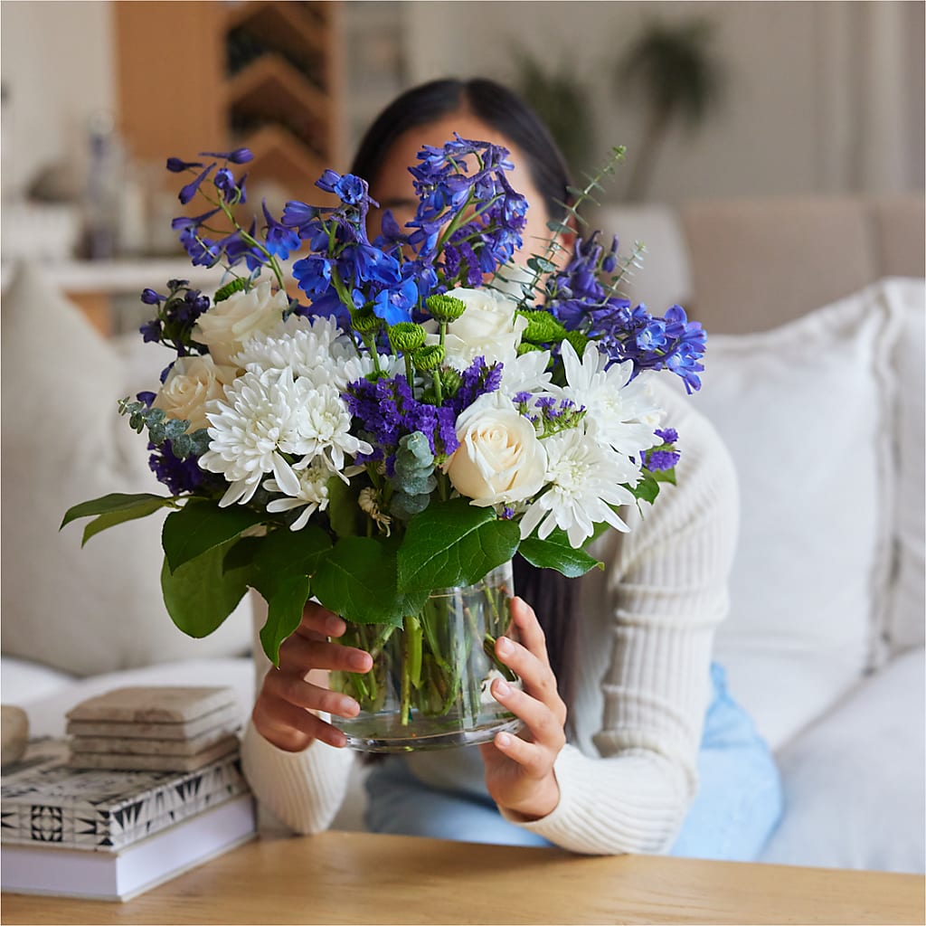 Cerulean Waves Bouquet – SIA'S BLOSSOM BLOOMS, Griffin GA