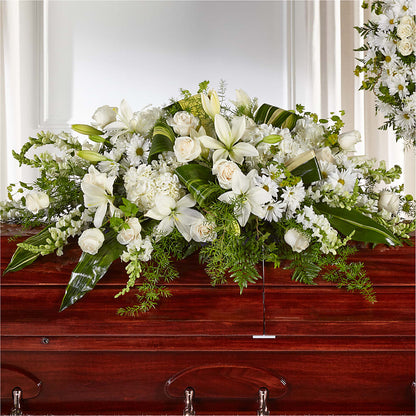 Abundance Casket Spray – SIA'S BLOSSOM BLOOMS, Griffin GA