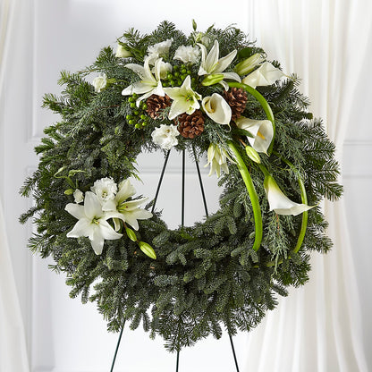 Greens of Hope Wreath – SIA'S BLOSSOM BLOOMS, Griffin GA