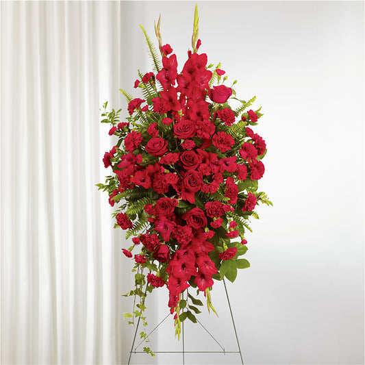 From the Heart Standing Spray – SIA'S BLOSSOM BLOOMS, Griffin GA