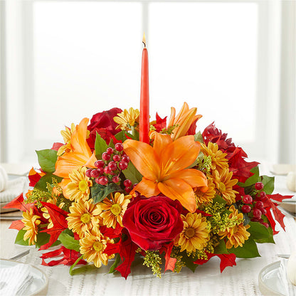Autumn's Embrace Centerpiece – SIA'S BLOSSOM BLOOMS, Griffin GA