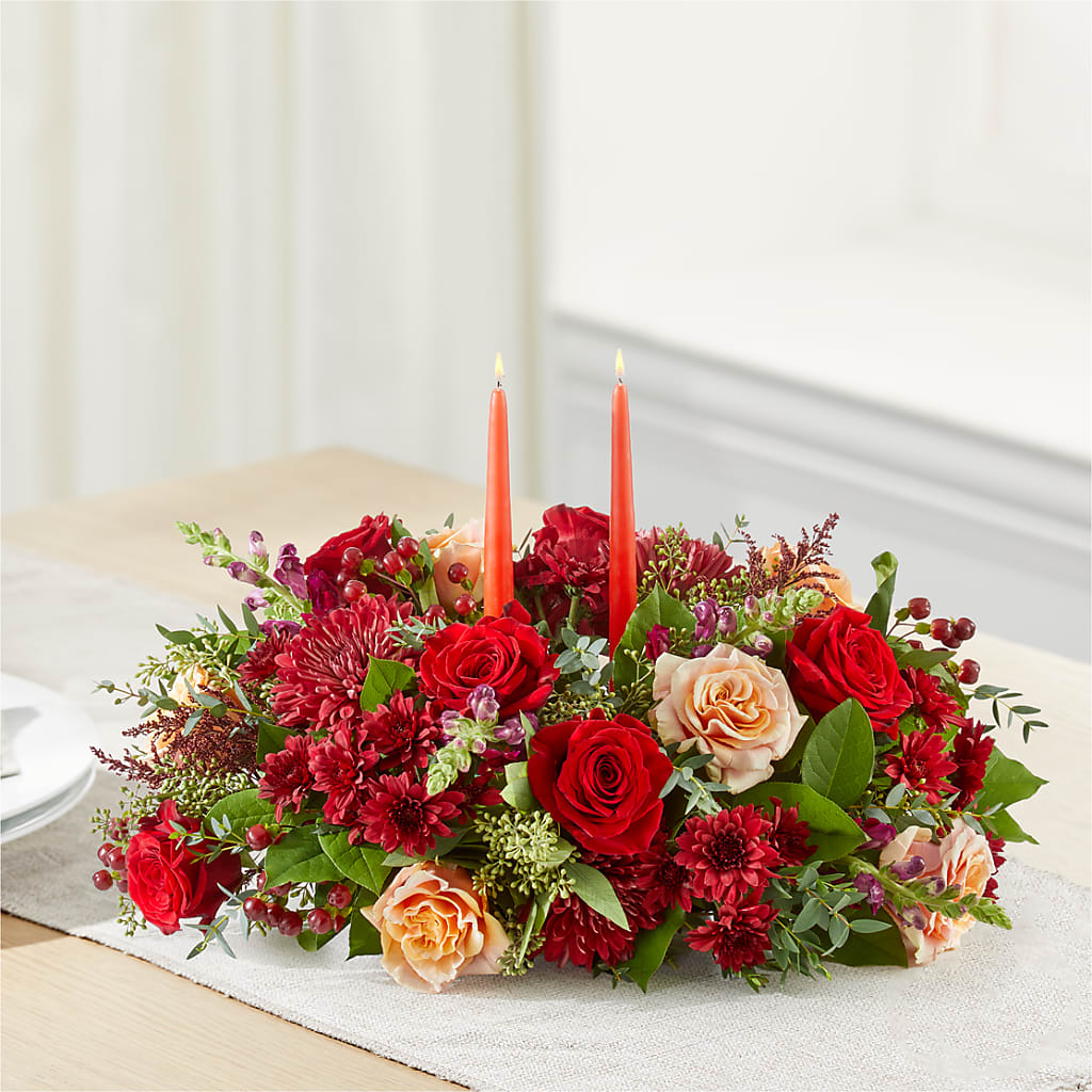 Most Thankful Centerpiece – SIA'S BLOSSOM BLOOMS, Griffin GA