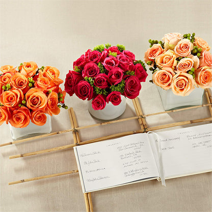 Dawn Rose Centerpiece – SIA'S BLOSSOM BLOOMS, Griffin GA